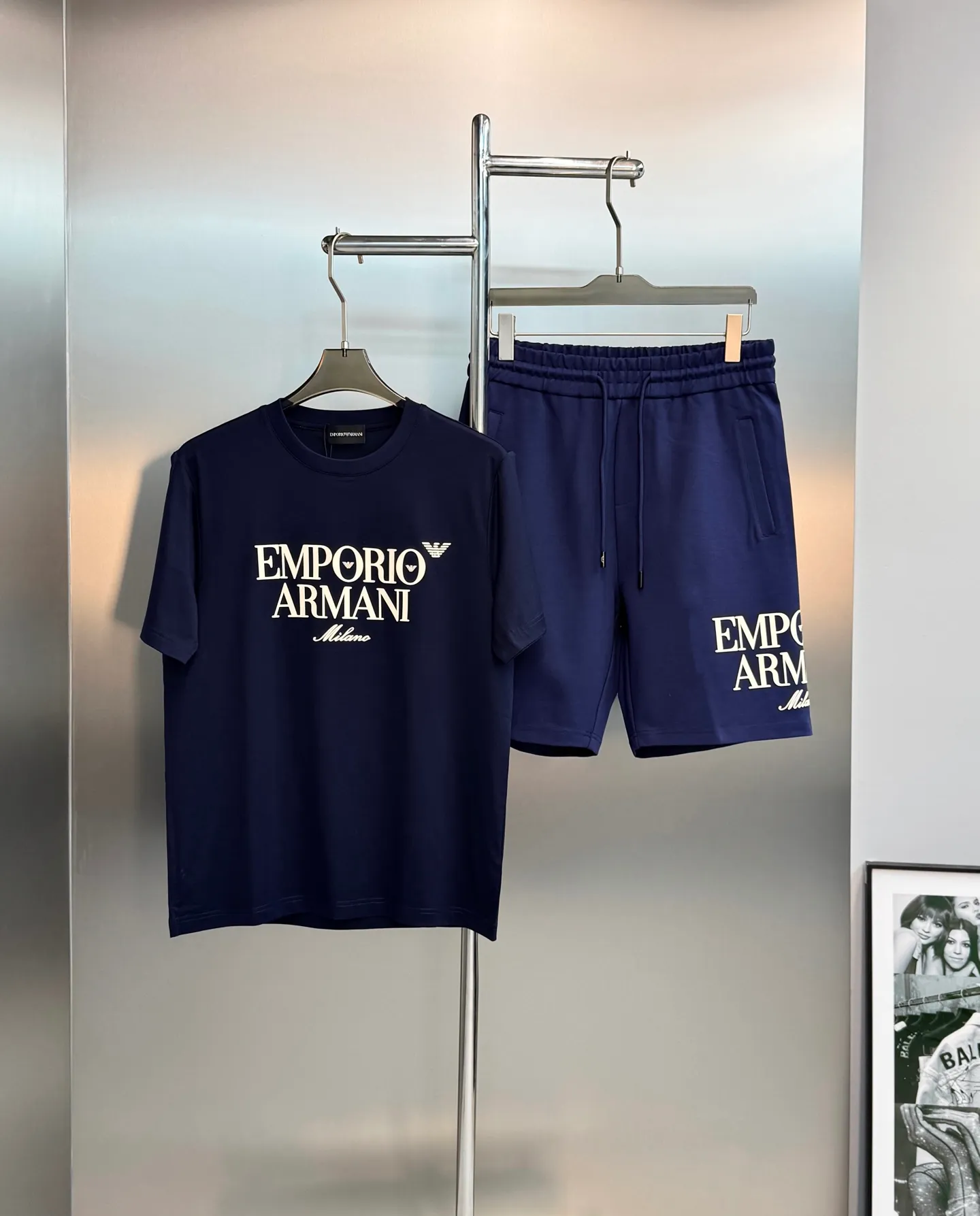 195。 ⚜️ Emporio Armani Original ～ . Same Style❤️ . ！ . ！ Premium . Breathable. . . ， OK. ！ ：Black.White.Dark Blue.Sizes：M-3XL/29-36 ❗️（S 4XL ！）175/140 L